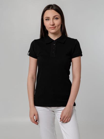 Рубашка поло женская Virma Premium Lady, черная, размер XL