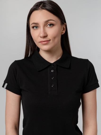 Рубашка поло женская Virma Premium Lady, черная, размер L