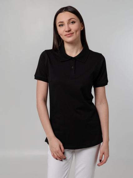 Рубашка поло женская Virma Stretch Lady, черная, размер XL