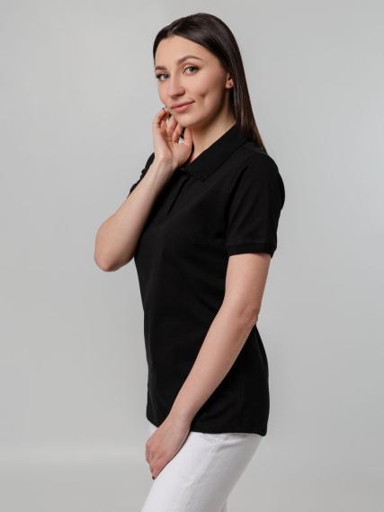 Рубашка поло женская Virma Stretch Lady, черная, размер S