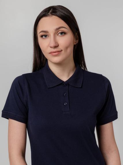 Рубашка поло женская Virma Stretch Lady, темно-синяя, размер S