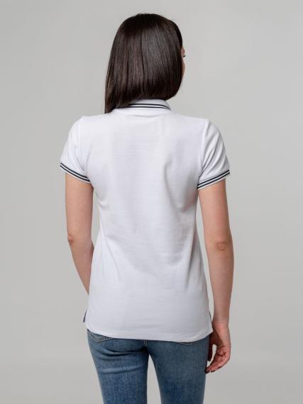 Рубашка поло женская Virma Stripes Lady, белая, размер L