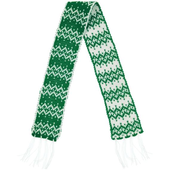 Вязаный шарфик Dress Cup ver.2, зеленый