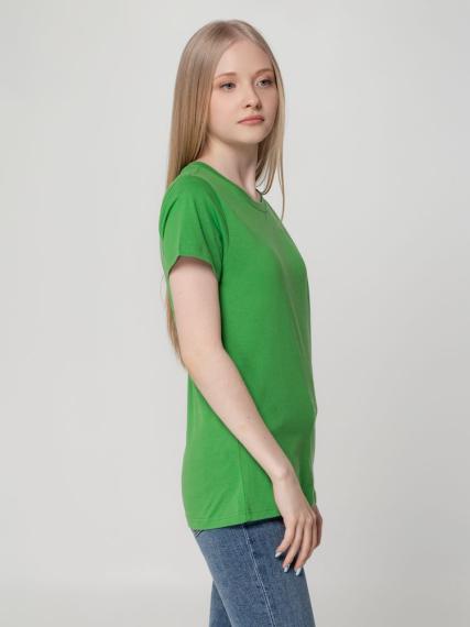 Футболка женская T-bolka Lady ярко-зеленая, размер XL