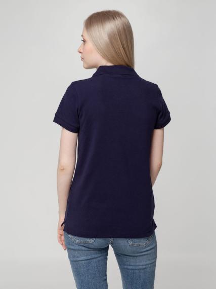 Рубашка поло женская Virma lady, темно-синяя, размер L