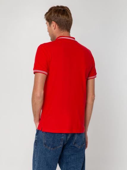 Рубашка поло Virma Stripes, красная, размер L