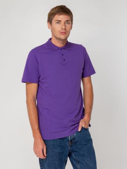 Рубашка поло мужская Virma light, фиолетовая, размер L