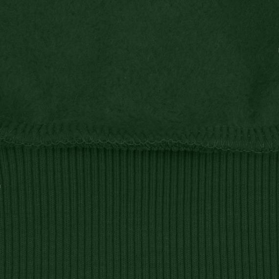 Толстовка с капюшоном на молнии Unit Siverga Heavy темно-зеленая, размер L