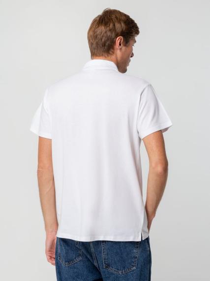 Рубашка поло мужская Spring 210 белая, размер L