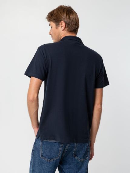 Рубашка поло мужская Summer 170 темно-синяя (navy), размер S