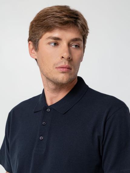 Рубашка поло мужская Summer 170 темно-синяя, размер XS
