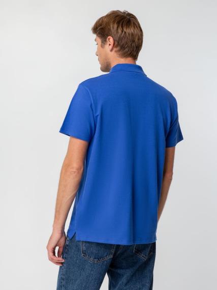 Рубашка поло мужская Spring 210 ярко-синяя, размер 4XL