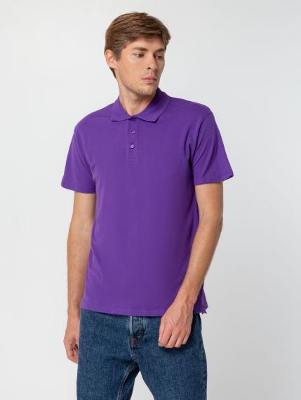 Рубашка поло мужская Summer 170 темно-фиолетовая, размер L