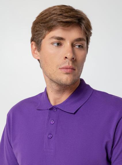 Рубашка поло мужская Summer 170 темно-фиолетовая, размер XXL