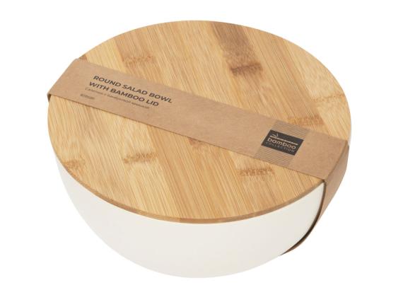 Салатник из натуральных волокон с бамбуковой крышкой «Bowl»