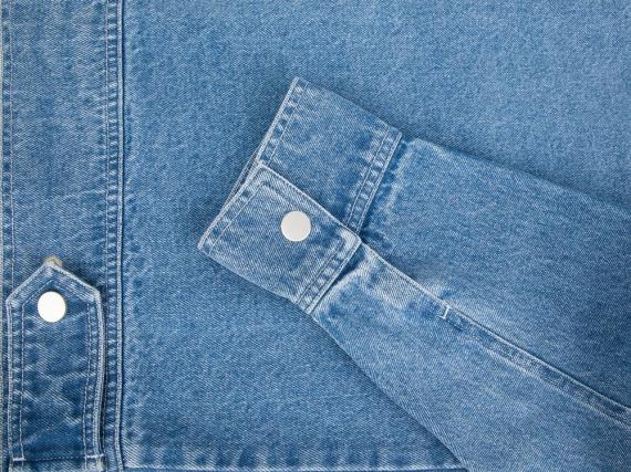 Куртка джинсовая O2, голубая, размер M/L
