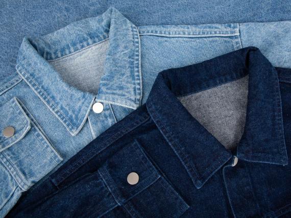 Куртка джинсовая O2, голубая, размер M/L