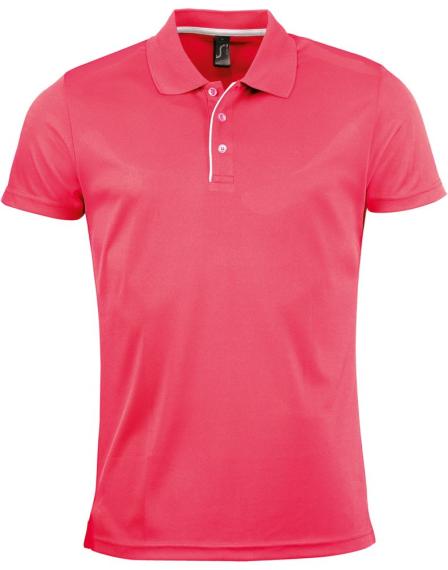 Рубашка поло мужская Performer Men 180, розовый коралл, размер S