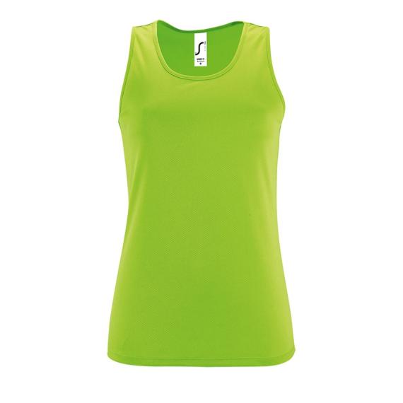 Майка женская Sporty TT Women зеленый неон, размер XL