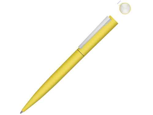Ручка шариковая металлическая «Brush Gum», soft-touch