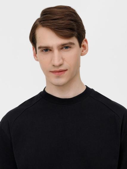 Футболка оверсайз унисекс Sideline, черная, размер XL/XXL