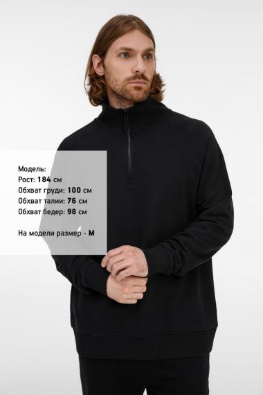 Толстовка унисекс S3, черная, размер XL/XXL
