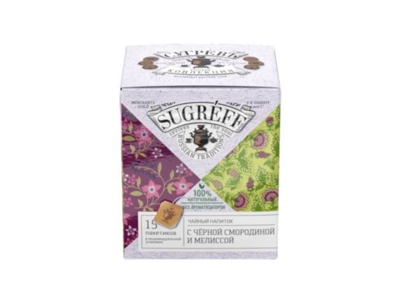 Чайный напиток «С черной смородиной и мелиссой» в индивидуальных саше