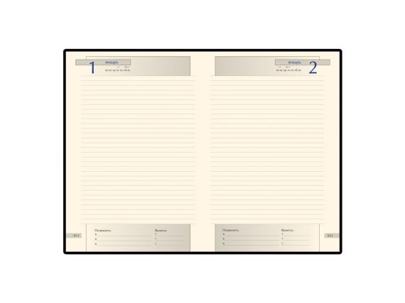 Ежедневник А5 полудатированный «Imperium»