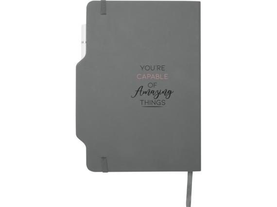 Блокнот А5 «Nexus» с ручкой-карандашом