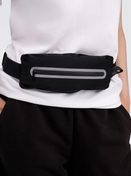 Спортивная поясная сумка Springa, черная