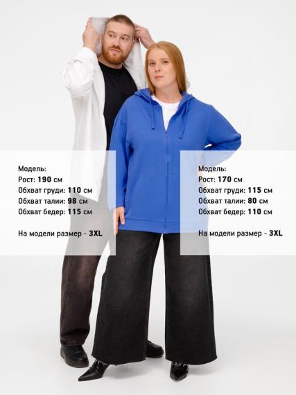 Толстовка на молнии с капюшоном Siverga 2.0, белая, размер XS