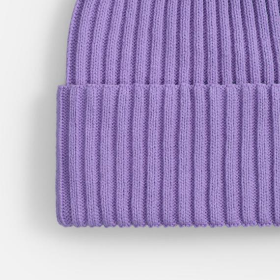 Шапка Yong, сиреневая