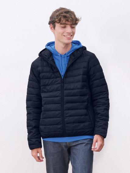 Куртка с капюшоном мужская Stream Men, темно-синяя, размер L