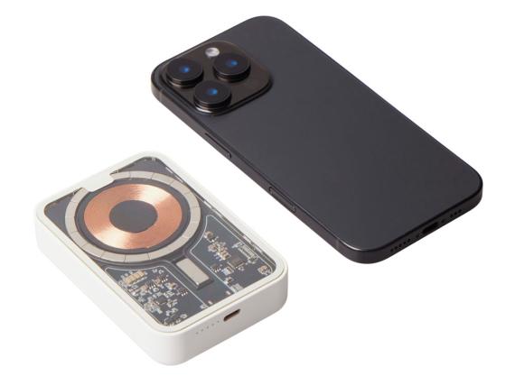 Беспроводной магнитный внешний аккумулятор с QC\PD «MagnifIQ», 10000 мАч, 15 Вт