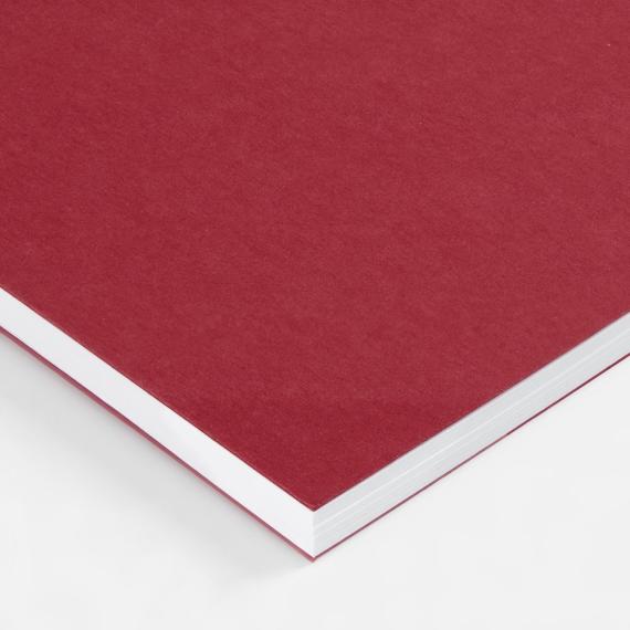 Блокнот Salvador в клетку, красный ver.2