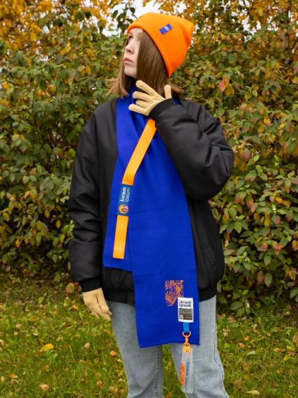 Шарф Urban Flow, ярко-синий