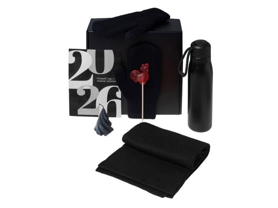 Подарочный набор «Re:Air» с варежками, шарфом и термосом