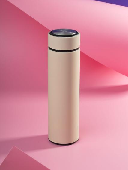 Термос с ситечком Percola, бежевый