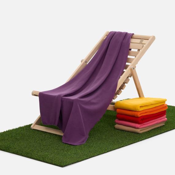 Флисовый плед Warm&Peace, фиолетовый