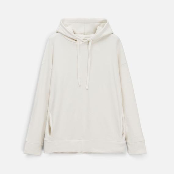 Худи унисекс H2, молочно-белое, размер XS/S