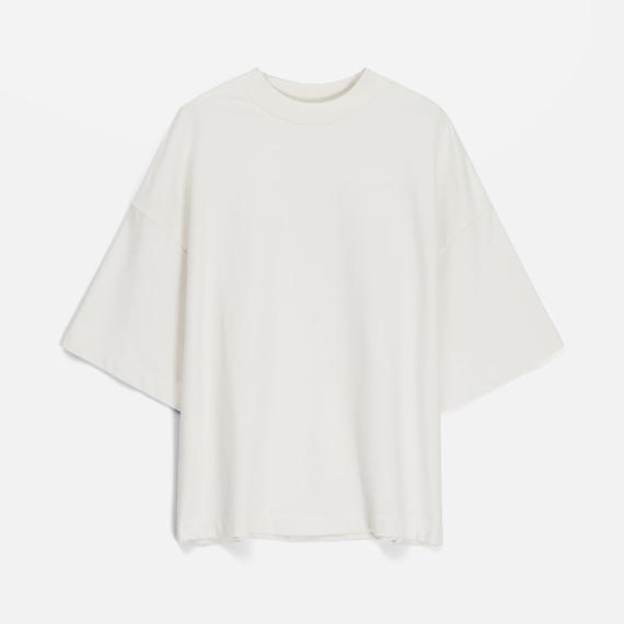 Футболка оверсайз унисекс T9, молочно-белая, размер XL/XXL