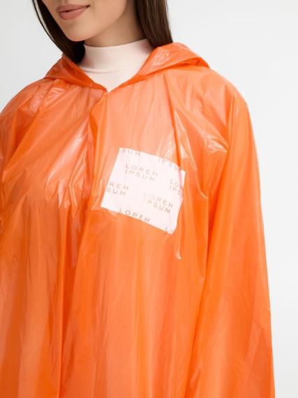 Дождевик-плащ CloudTime с печатью в один цвет на заказ