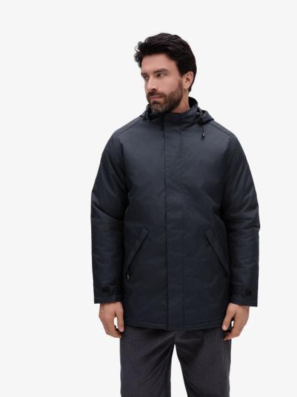 Куртка на стеганой подкладке Robyn темно-синяя, размер 4XL