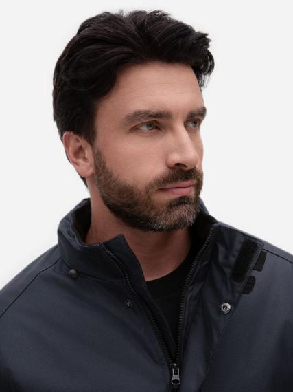 Куртка на стеганой подкладке Robyn темно-синяя, размер 4XL