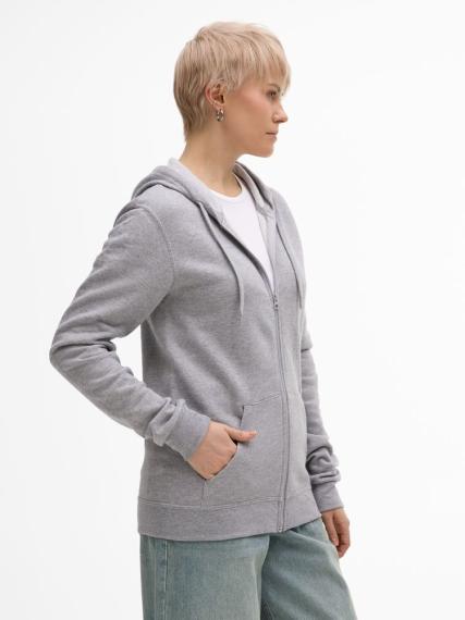 Толстовка унисекс Stone серый меланж, размер S