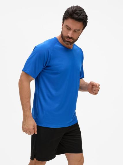 Футболка унисекс Sporty 140 ярко-синяя, размер XXs