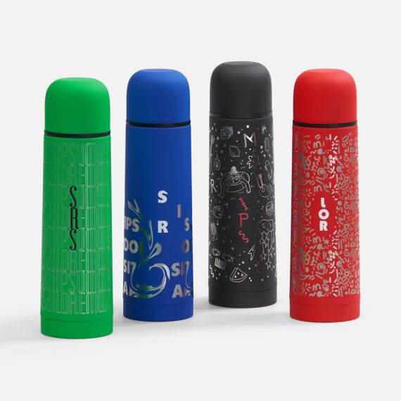 Термос Skydive, ver.2, зеленый