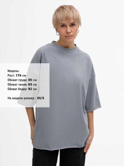 Футболка унисекс T1, серая, размер XL/XXL