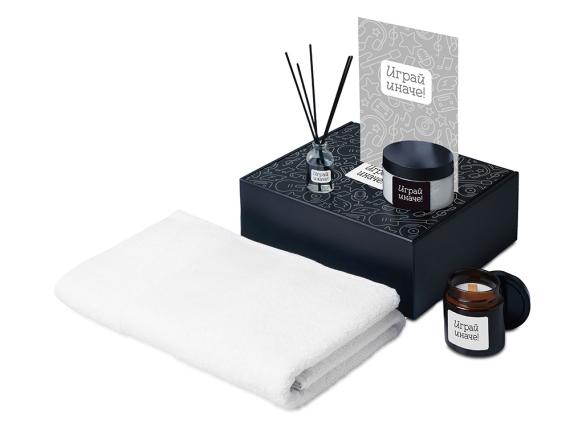 Подарочный набор «Re:y. Care» с полотенцем, солью для ванны и диффузором