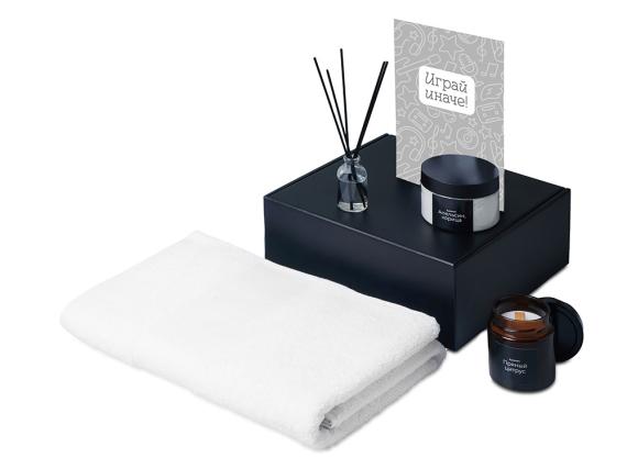 Подарочный набор «Re:y. Care» с полотенцем, солью для ванны и диффузором